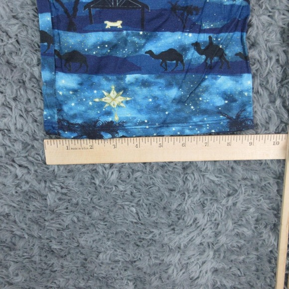Tiny Roots Pajama Set Womens Small Blue Nativity Christmas TENCEL Modal NWT - Picture 16 of 16